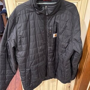 Carhartt Men's Charcoal Quilted Puffer Jacket